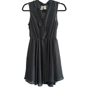 Mini Chica Black Polka Dot Sleeveless Dress